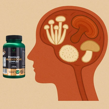 Преміум грибний комплекс Lanco Nutritions, 60 капсул: ціни та характеристики
