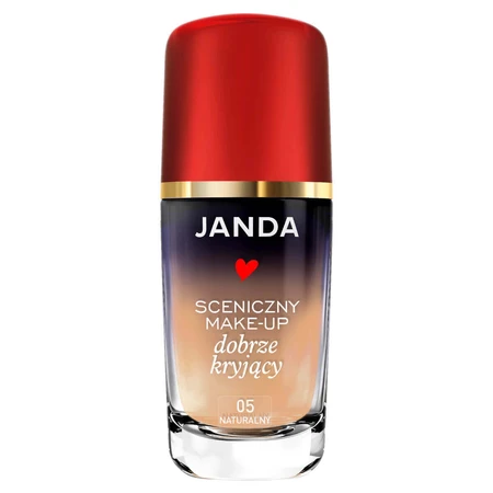 Janda, сценический грим, тональная основа для лица, хорошее покрытие, 05 natural, 30 мл: цены и характеристики