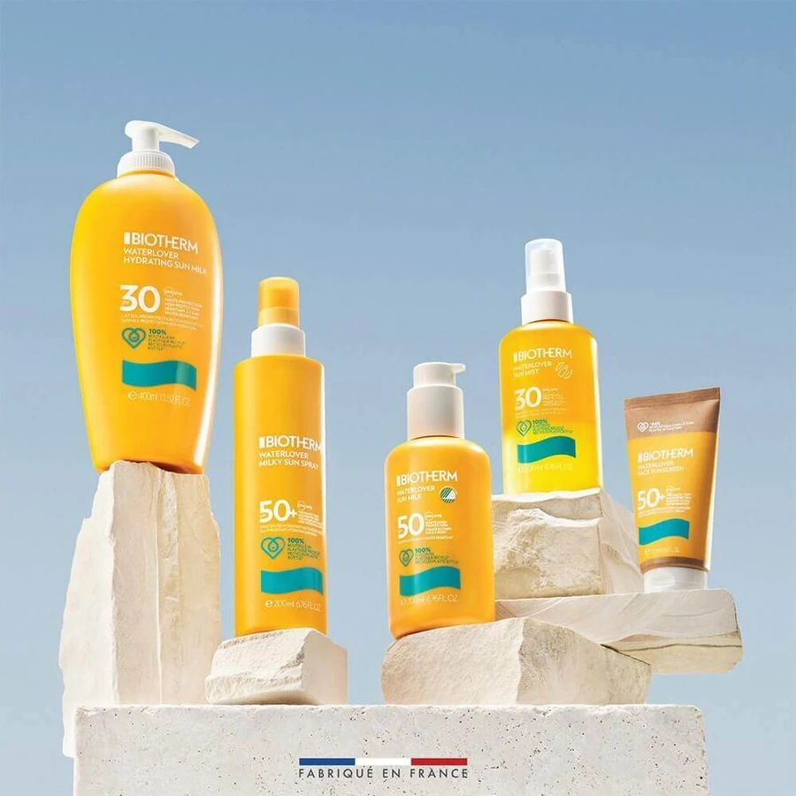 Biotherm WaterLover Екологічно чисте сонцезахисне молочко SPF50 для обличчя та тіла 200 мл: ціни та характеристики