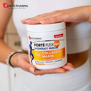 Forté Pharma Forté Flex Fort D-Contract м'язи з колагеном 10г зі смаком кривавого апельсина 334г