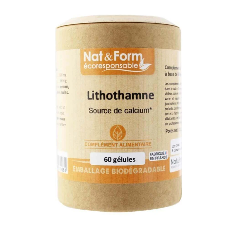 Nat&Form Lithothamnion 60 гелей с экологическим покрытием: цены и характеристики