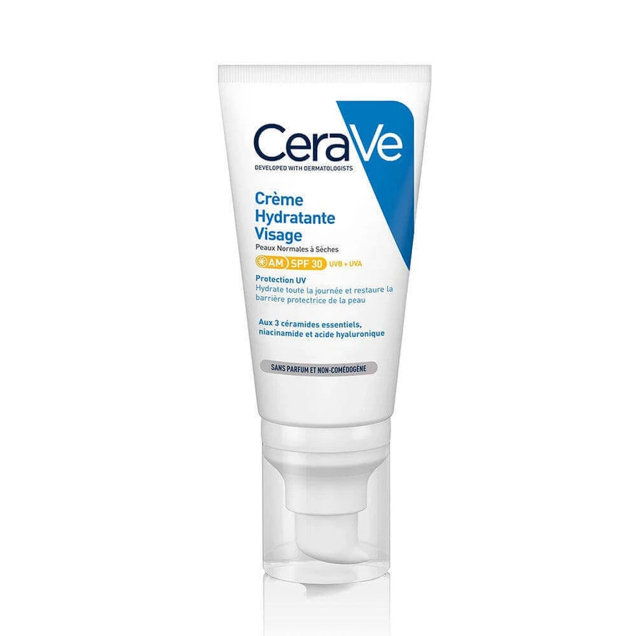 Cerave Увлажняющий крем для лица SPF30 для нормальной и сухой кожи 52 мл: цены и характеристики