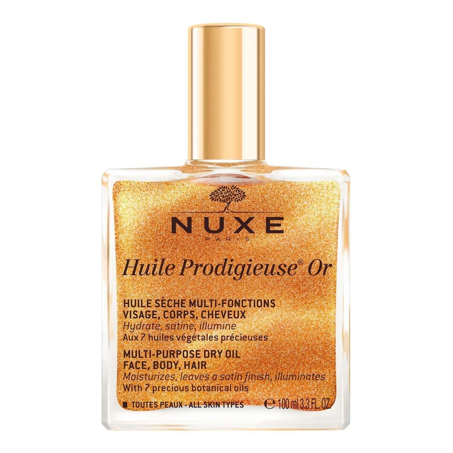 Набор Nuxe Huile Prodigieuse® Or, сухое масло с золотыми частицами 100 мл + шампунь, 30 мл + масло для душа, 100 мл: цены и характеристики