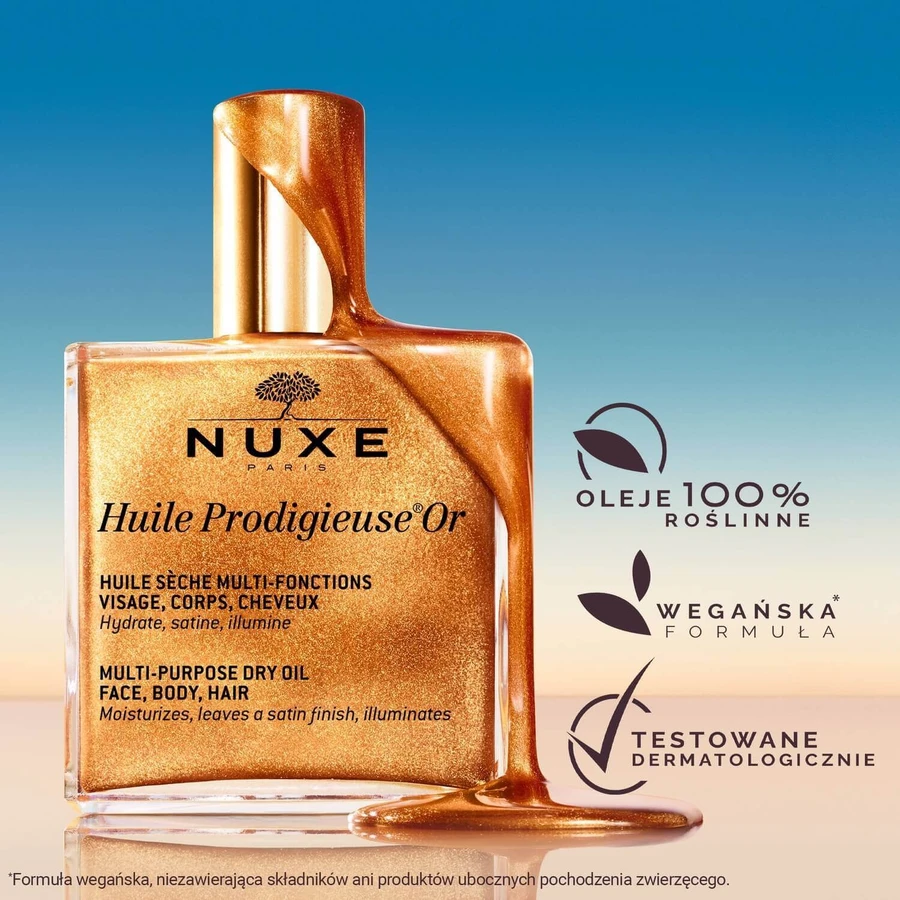Набор Nuxe Huile Prodigieuse® Or, сухое масло с золотыми частицами 100 мл + шампунь, 30 мл + масло для душа, 100 мл: цены и характеристики