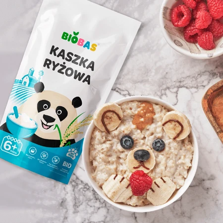 Каша BioBas Біо рисова, без цукру, з 6 місяців, 200 г: ціни та характеристики