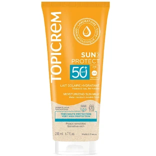 Topicrem Сонцезахисне зволожуюче молочко SPF50+ 200 мл