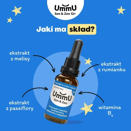 UmmU Sleep & Zen, для детей от 12 лет, капли, 30 мл: цены и характеристики
