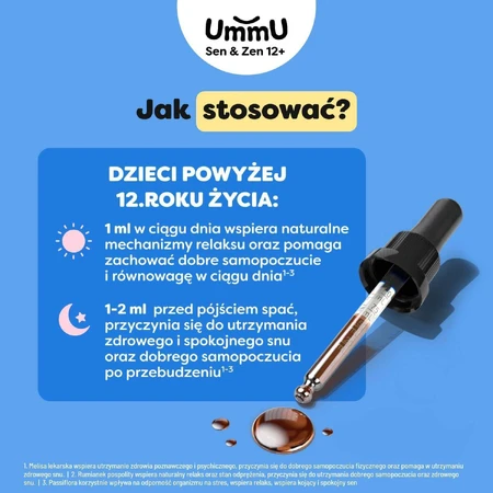 UmmU Sleep & Zen, для детей от 12 лет, капли, 30 мл: цены и характеристики
