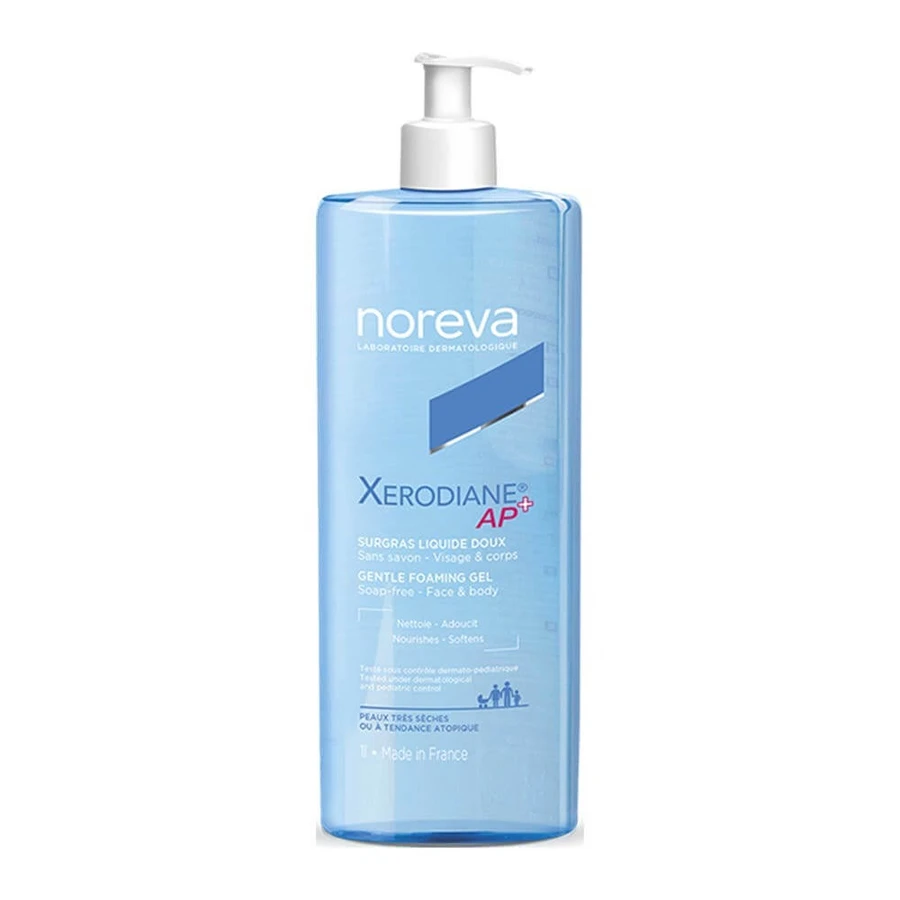 Noreva Xerodiane Ap+ Ніжний рідкий піноутворюючий гель для хірургії Дуже суха шкіра зі схильністю до атопії 1л: ціни та характеристики