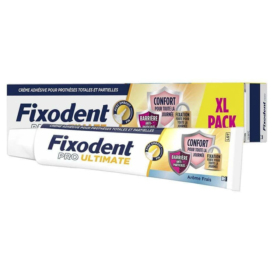 Fixodent Pro Ultimate Адгезивный крем для полных и частичных зубных протезов Свежесть 57 мл: цены и характеристики
