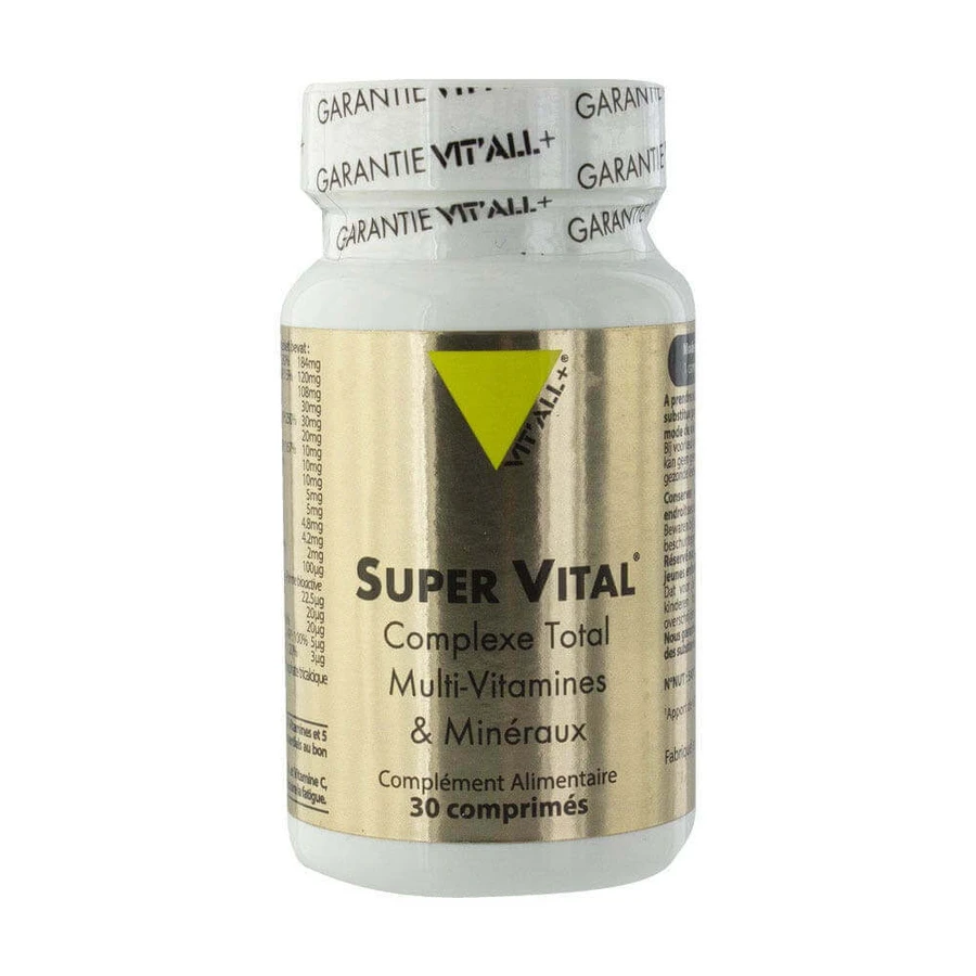 Vit'All+ Super Vital Total Multivitamin and Mineral Complex 30 таблеток: цены и характеристики