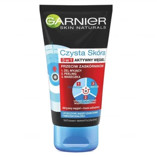 Гель-пілінг-маска Garnier Pure Skin 3в1, 150 мл