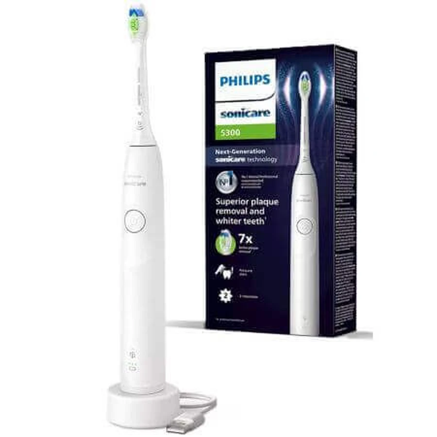 Електрична біла щітка 5300 HX7108/01, 1 шт, Philips Sonicare: ціни та характеристики