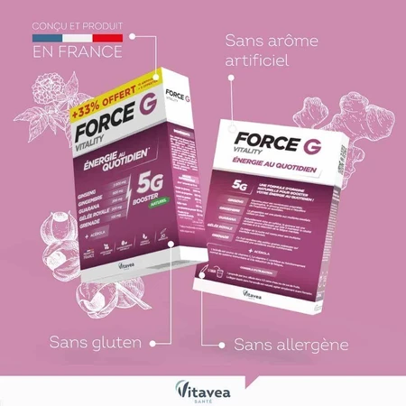 Vitavea Santé Force G Vitality Daily Energy 20 ампул: цены и характеристики