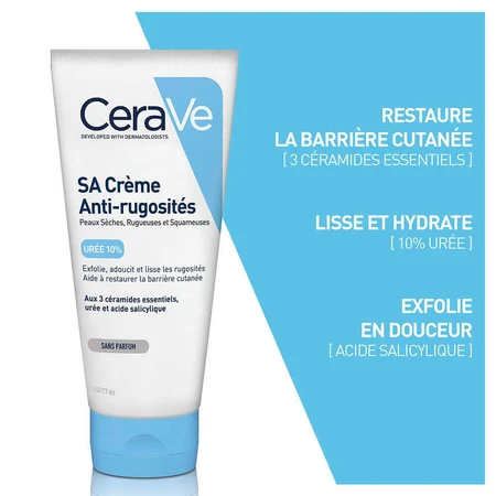 Cerave Body SA Разглаживающий крем 10% мочевины и салициловой кислоты для сухой кожи 177 мл: цены и характеристики