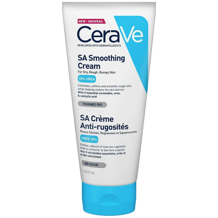 Cerave Body SA Разглаживающий крем 10% мочевины и салициловой кислоты для сухой кожи 177 мл: цены и характеристики