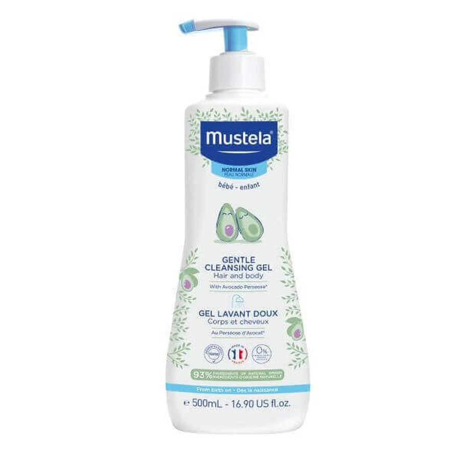 Очищувальний гель для тіла та волосся Mustela, 500 мл: ціни та характеристики