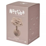 Natruba, прорізувач з натурального каучуку з брязкальцем, рожевий, від народження, 1 шт.
