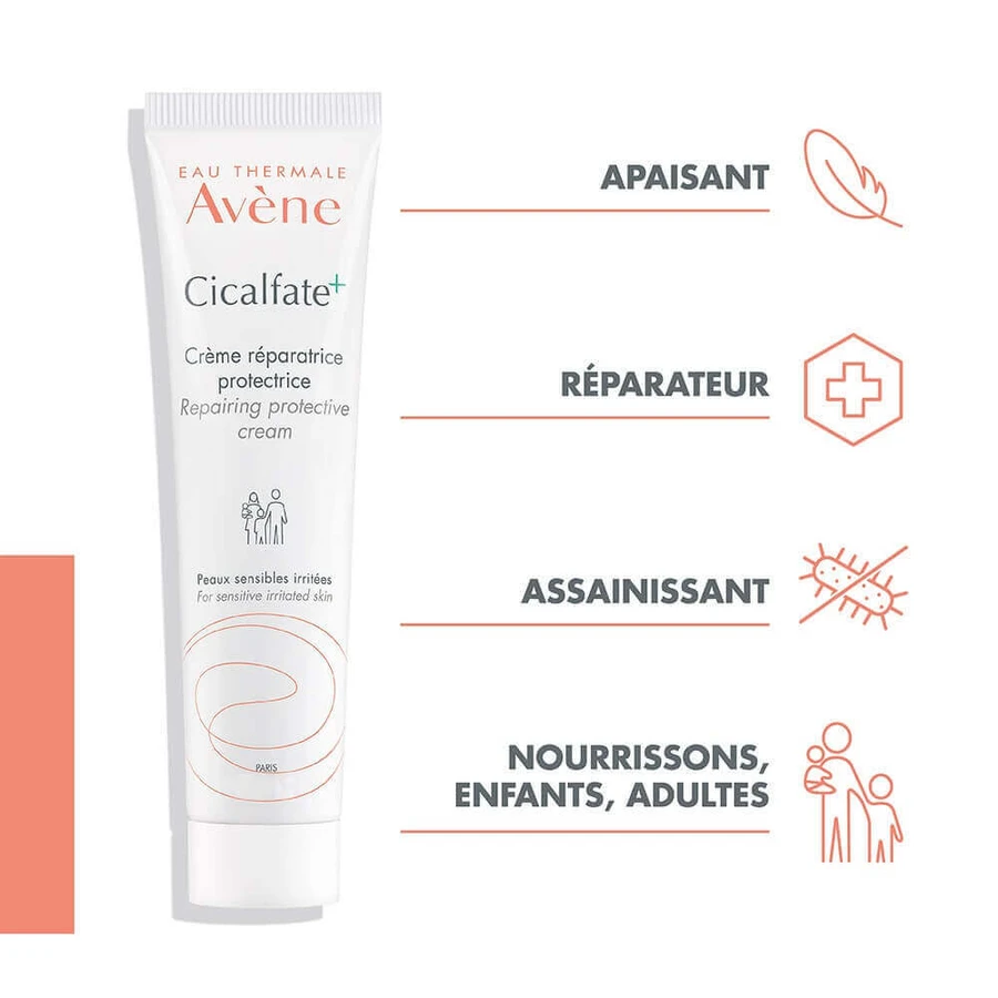 Avène Cicalfate+ Protective Restructuring Cream Хрупкая и раздраженная кожа 100 мл: цены и характеристики