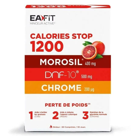 Eafit Calorie stop 1200 з моросилом 60 таблеток: ціни та характеристики