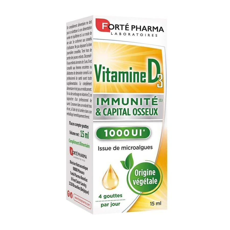 Forté Pharma Витамины D3 Dropper 15 мл: цены и характеристики