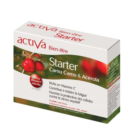 Activa Wellness Camu camu и acerola 45 капсул: цены и характеристики