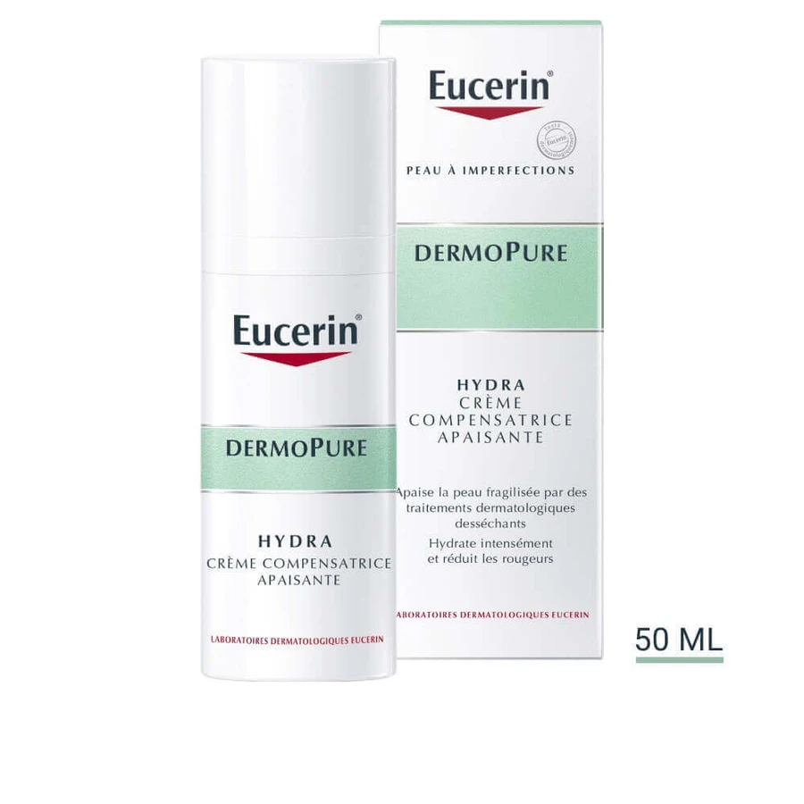 Eucerin Dermopure Балансуючий і заспокійливий крем-гідра 50 мл: ціни та характеристики