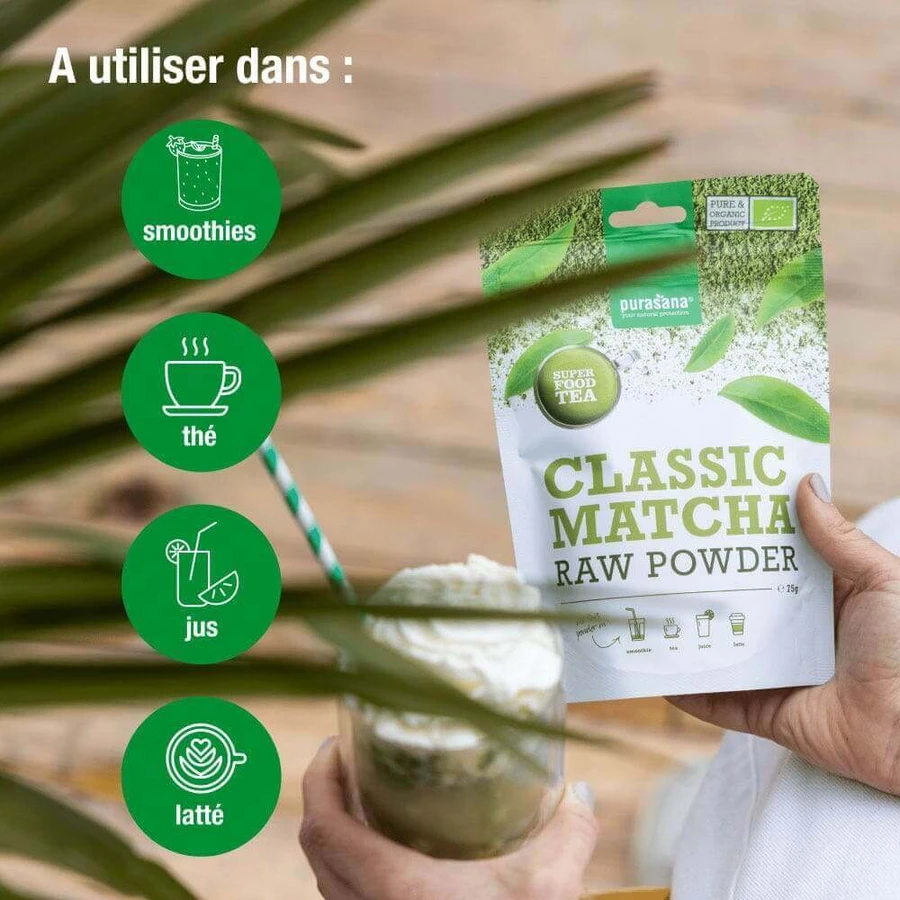 Purasana Super Food Organic Matcha Classic Powder 75g: цены и характеристики