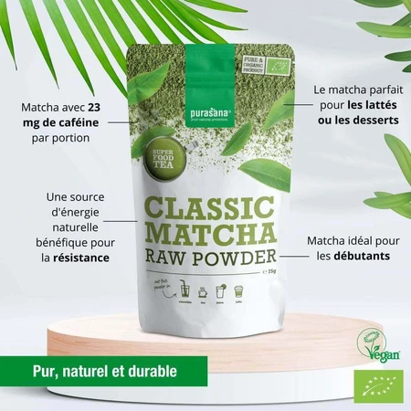 Purasana Super Food Organic Matcha Classic Powder 75g: цены и характеристики
