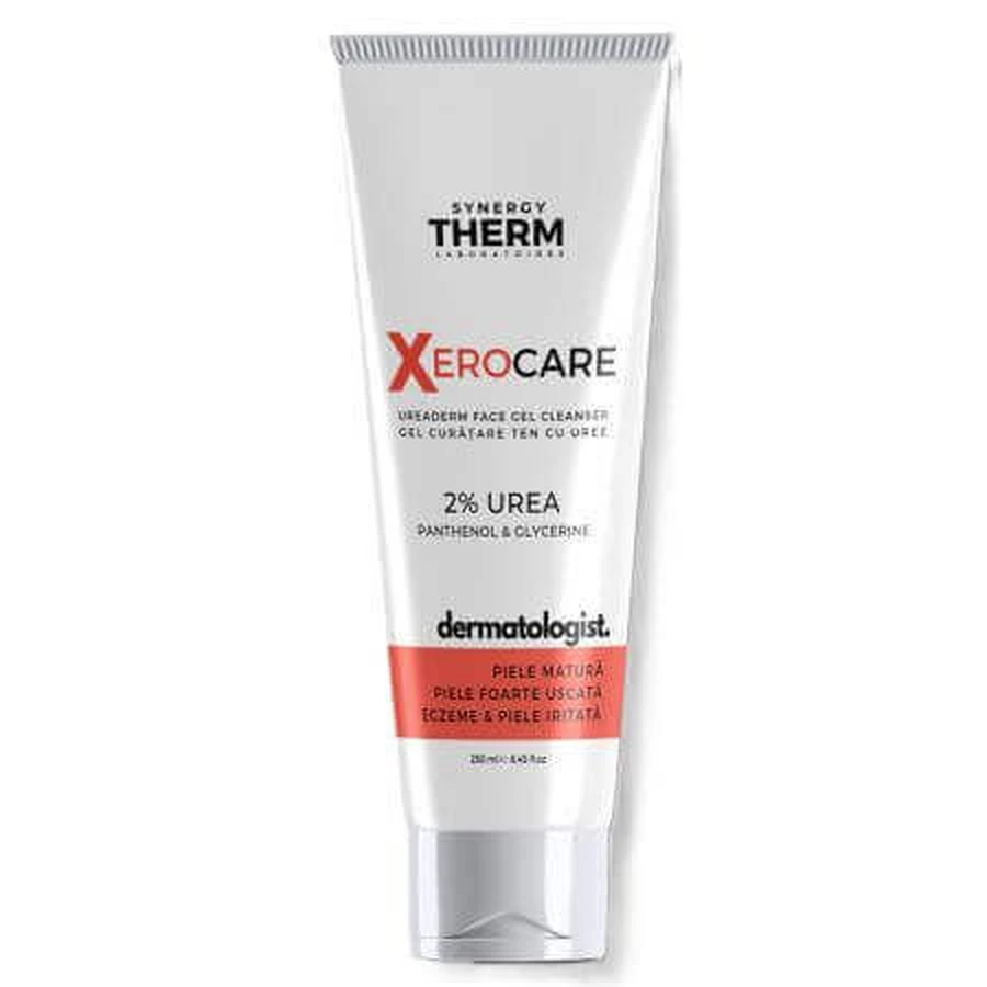Гель для вмивання обличчя та тіла з 2% сечовини Xerocare Dermatologist, 250 мл, Synergy Therm: ціни та характеристики