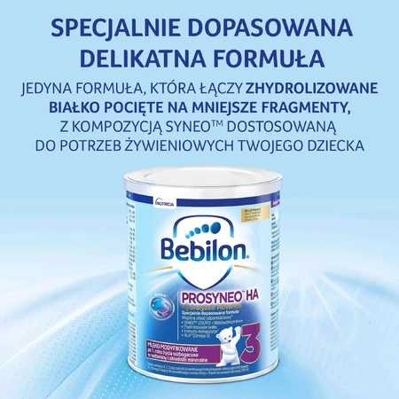 Набір Bebilon Prosyneo HA Hidrolizat Advance 3, lapte modificat, după 1 an, 2 x 400 g: ціни та характеристики