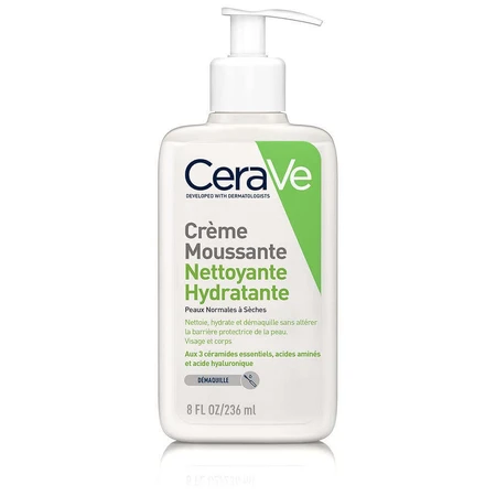 Cerave Face Cleanser Зволожуючий пінний крем для нормальної та дуже сухої шкіри 236 мл: ціни та характеристики