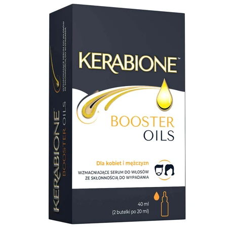 Kerabione Booster Oils, зміцнювальна сироватка для волосся, схильного до випадіння, 2 x 20 мл: ціни та характеристики