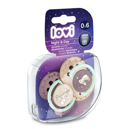 Lovi Night & Day, manechin, silicon, dinamic, Fetiță, 0-6 luni, 2 bucăți: цены и характеристики