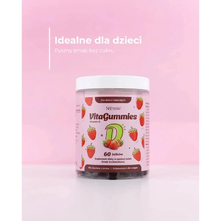 Noble Health VitaGummies Вітамін D, полуничний смак, 60 шт.: ціни та характеристики