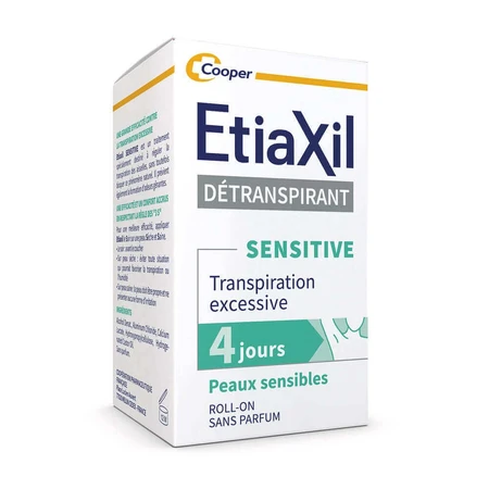 Etiaxil Detraspirant засіб від надмірного потовиділення під пахвами з роликом для чутливої шкіри 2х15мл: ціни та характеристики