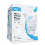 Глечик для скляного фільтра Dafi Crystal Led, білий, 2 л + фільтр Unimax, 1 шт.: ціни та характеристики