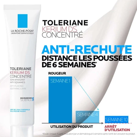 La Roche-Posay Toleriane Kerium DS Концентрат для ухода за кожей, успокаивающий 40 мл: цены и характеристики