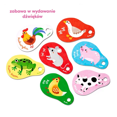 CzuCzu My Animals, книжка-кільце для дітей, від 12 місяців: ціни та характеристики