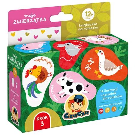 CzuCzu My Animals, книжка-кільце для дітей, від 12 місяців: ціни та характеристики