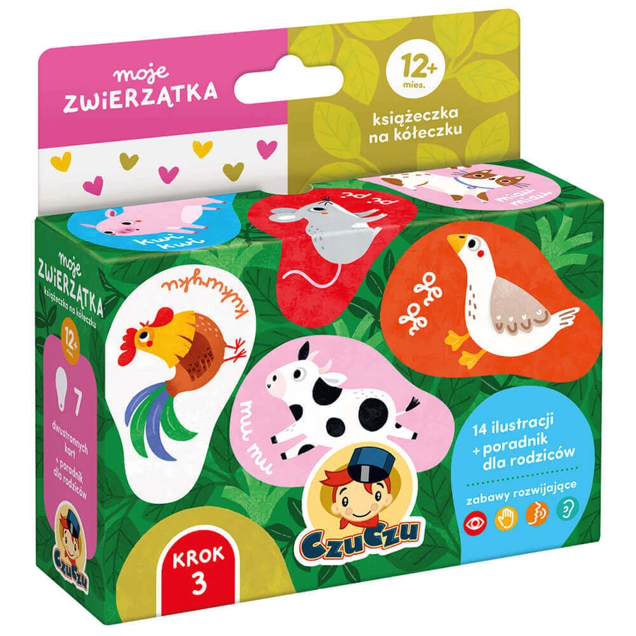 CzuCzu My Animals, книжка-кільце для дітей, від 12 місяців: ціни та характеристики