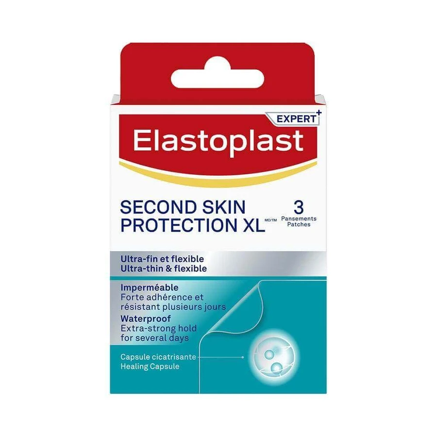 Elastoplast Dressings Second Skin Protection XL 3 пластиру: ціни та характеристики