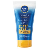 Набір Nivea Sun Invisible Finish, loțiune solară hidratantă, SPF 50+, 150 мл + loțiune prelungitoare după plajă, 200 мл + geantă de plajă gratuită