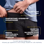 Tena Men Protective Boxer, багаторазові боксери для легкого нетримання, чорні, розмір XL, 1 шт.: ціни та характеристики