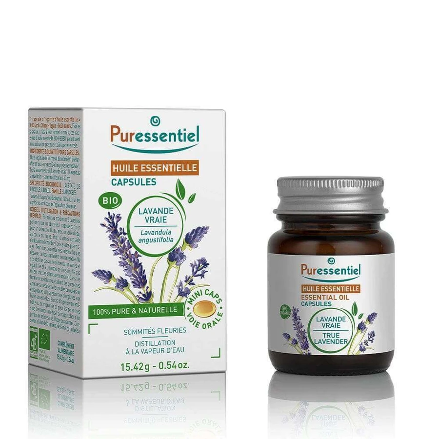 Puressentiel Ефірні олії лаванди Vera Bio 60 капсул: ціни та характеристики