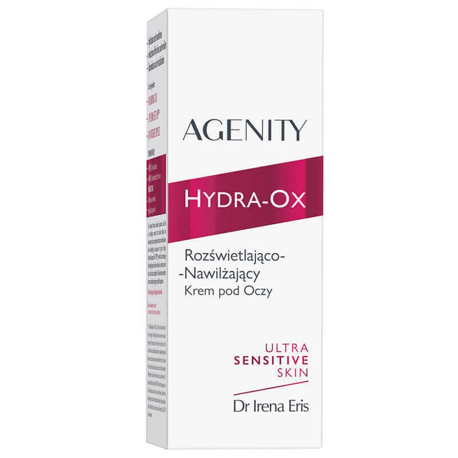 Agenity Hydra-Ox, освітлюючий та зволожуючий крем для шкіри навколо очей, 15 мл: ціни та характеристики