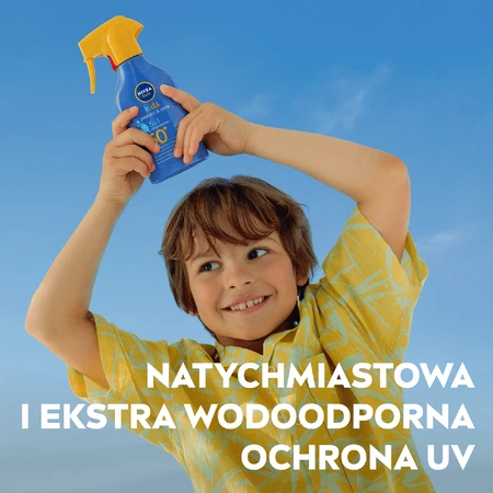 Nivea Sun Kids Protect & Care 5в1, сонцезахисний спрей для дітей, SPF 50+, 270 мл: ціни та характеристики