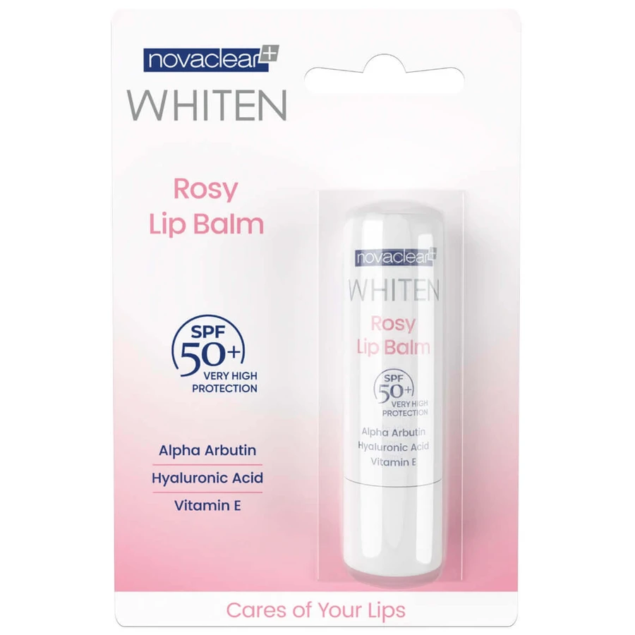 Novaclear Whiten Rosy Lip Balm, помада, SPF 50+, 4.9 г: ціни та характеристики