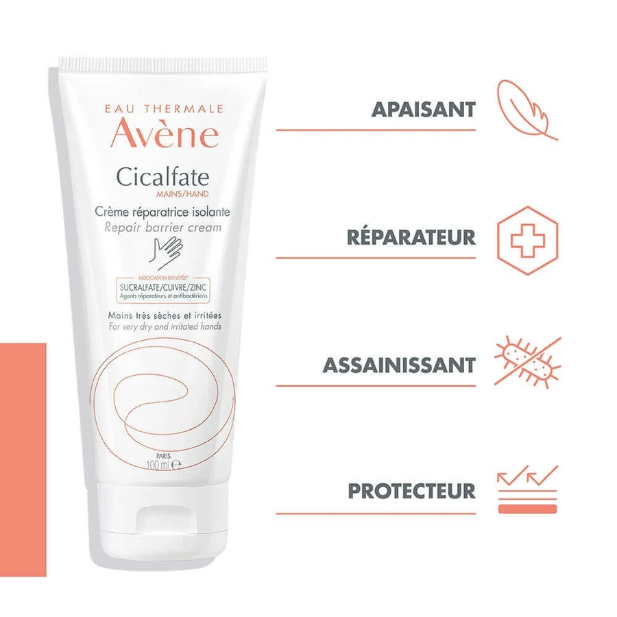 Avène Cicalfate Реструктурирующий барьерный крем для очень сухих и потрескавшихся рук 100 мл: цены и характеристики