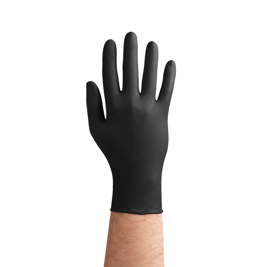 EasyCare Nitrile, нитриловые перчатки, нестерильные, неопудренные, черные, размер S, 100 штук: цены и характеристики